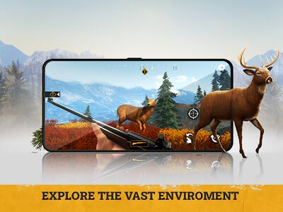 Скачать взломанную theHunter - 3D hunting game for deer & big game [Много денег] MOD apk на Андроид