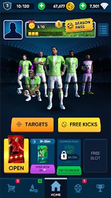 Скачать взломанную FOOTBALL Kicks - Stars Strike & Футбол Kick Game [Мод меню] MOD apk на Андроид