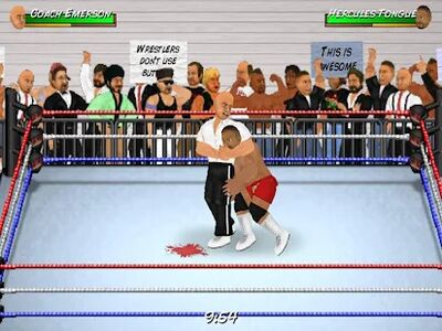 Скачать взломанную Wrestling Revolution [Бесплатные покупки] MOD apk на Андроид