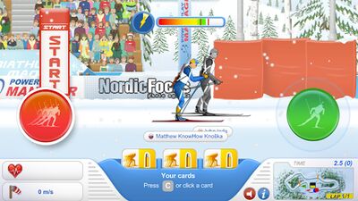 Скачать взломанную Biathlon Mania [Много монет] MOD apk на Андроид