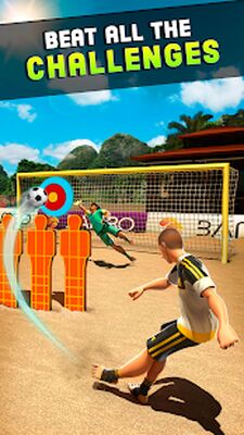 Скачать взломанную Shoot Цель Пляжный футбол [Много денег] MOD apk на Андроид