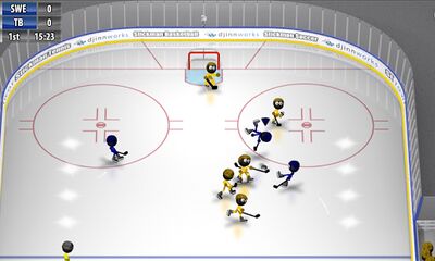 Скачать взломанную Stickman Ice Hockey [Бесплатные покупки] MOD apk на Андроид