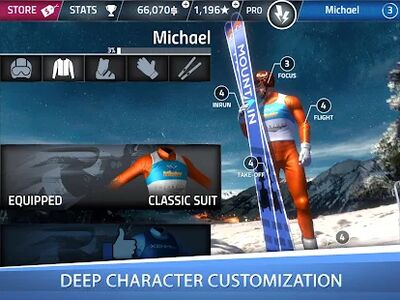Скачать взломанную Ski Jumping Pro [Много денег] MOD apk на Андроид