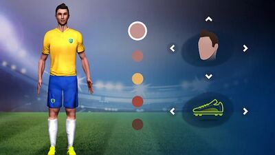 Скачать взломанную Freekick Football 2021 - Штрафные удары [Бесплатные покупки] MOD apk на Андроид