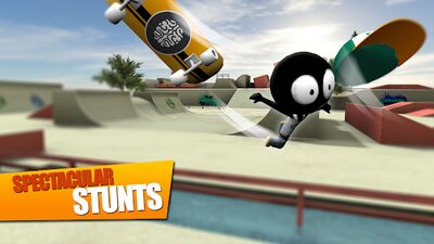 Скачать взломанную Stickman Skate Battle [Много монет] MOD apk на Андроид