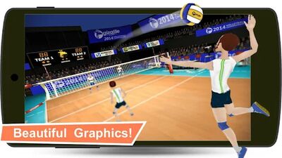 Скачать взломанную Волейбол 3D [Много монет] MOD apk на Андроид