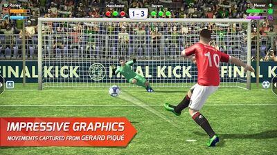 Скачать взломанную Final kick: Игра Лучший футбол штраф [Много монет] MOD apk на Андроид