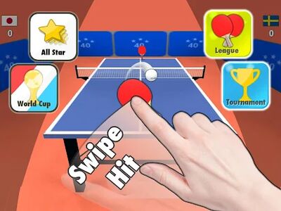 Скачать взломанную Настольный теннис 3D [Бесплатные покупки] MOD apk на Андроид