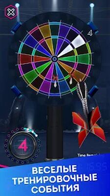 Скачать взломанную Darts of Fury [Бесплатные покупки] MOD apk на Андроид