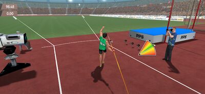 Скачать взломанную Athletics Mania: Летняя спорт-игра про атлетику [Много денег] MOD apk на Андроид