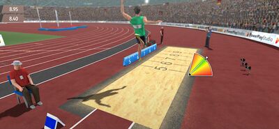 Скачать взломанную Athletics Mania: Летняя спорт-игра про атлетику [Много денег] MOD apk на Андроид