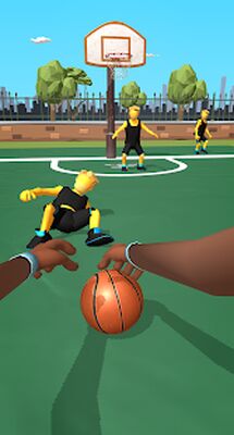 Скачать взломанную Dribble Hoops [Много монет] MOD apk на Андроид