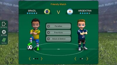 Скачать взломанную Pro Kick Soccer [Бесплатные покупки] MOD apk на Андроид