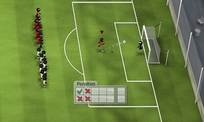 Скачать взломанную Stickman Soccer 2014 [Много монет] MOD apk на Андроид