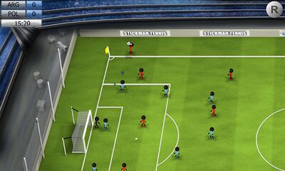 Скачать взломанную Stickman Soccer 2014 [Много монет] MOD apk на Андроид