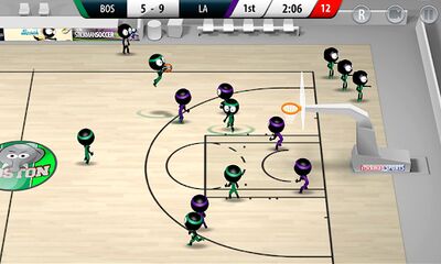 Скачать взломанную Stickman Basketball 2017 [Много денег] MOD apk на Андроид