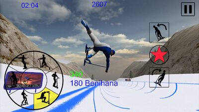 Скачать взломанную Snowscooter Freestyle Mountain [Мод меню] MOD apk на Андроид