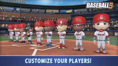 Скачать взломанную BASEBALL 9 [Мод меню] MOD apk на Андроид