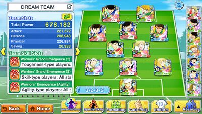 Скачать взломанную Captain Tsubasa: Dream Team [Много монет] MOD apk на Андроид