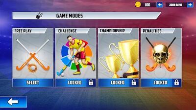 Скачать взломанную Игра полевой хоккей [Бесплатные покупки] MOD apk на Андроид
