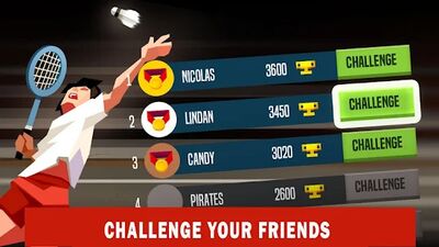 Скачать взломанную Бадминтон лиги [Много монет] MOD apk на Андроид
