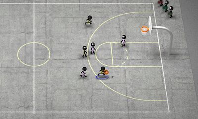 Скачать взломанную Stickman Basketball [Много денег] MOD apk на Андроид