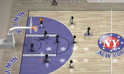 Скачать взломанную Stickman Basketball [Много денег] MOD apk на Андроид