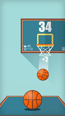 Скачать взломанную Basketball FRVR - Стреляйте обручем и слэм данк! [Много монет] MOD apk на Андроид