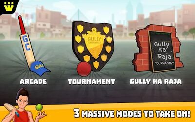 Скачать взломанную Gully Cricket Game [Много монет] MOD apk на Андроид