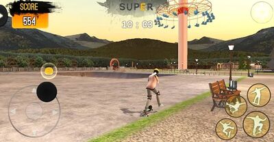 Скачать взломанную Freestyle Extreme Skater: Flippy Skate [Много денег] MOD apk на Андроид