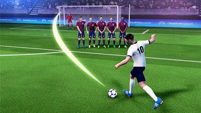 Скачать взломанную Champions FreeKick League 2021 [Много денег] MOD apk на Андроид