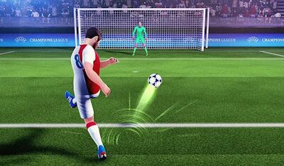 Скачать взломанную Champions FreeKick League 2021 [Много денег] MOD apk на Андроид