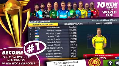 Скачать взломанную World Cricket Championship 2 - WCC2 [Много денег] MOD apk на Андроид