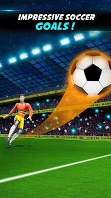 Скачать взломанную Футбол пинает удар игры [Много монет] MOD apk на Андроид