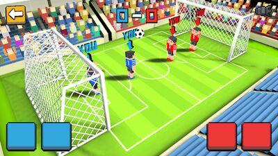 Скачать взломанную Cubic Soccer 3D [Много монет] MOD apk на Андроид