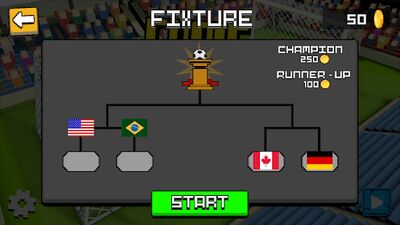 Скачать взломанную Cubic Soccer 3D [Много монет] MOD apk на Андроид