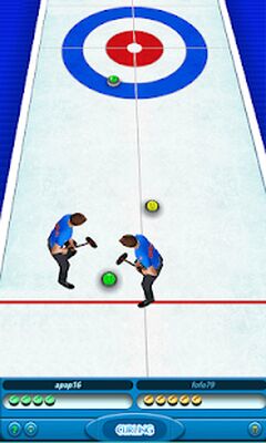 Скачать взломанную Curling Sports Winter Games [Много монет] MOD apk на Андроид