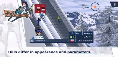 Скачать взломанную Fine Ski Jumping [Много денег] MOD apk на Андроид