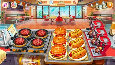 Скачать взломанную Crazy Diner: Cooking Game [Много монет] MOD apk на Андроид
