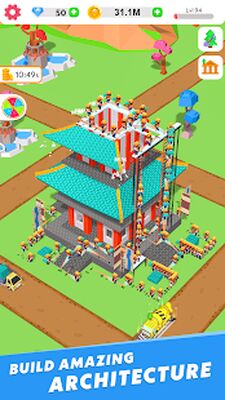 Скачать взломанную Idle Construction 3D [Много монет] MOD apk на Андроид