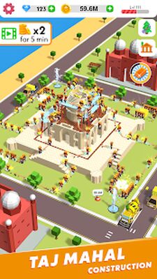 Скачать взломанную Idle Construction 3D [Много монет] MOD apk на Андроид