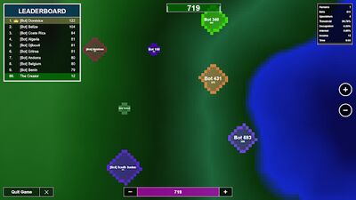 Скачать взломанную Territorial.io [Бесплатные покупки] MOD apk на Андроид
