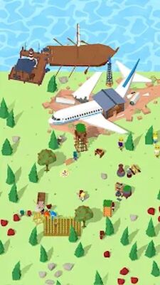 Скачать взломанную Isle Builder：Кликер Выживалка [Много монет] MOD apk на Андроид