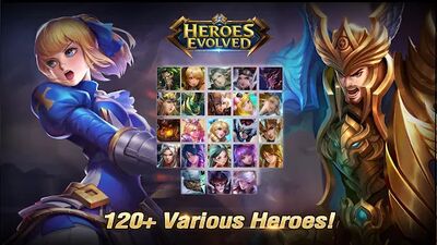 Скачать взломанную Heroes Evolved [Много денег] MOD apk на Андроид