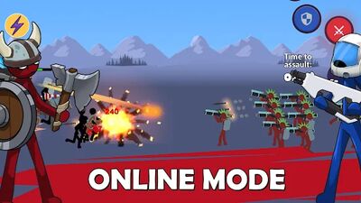 Скачать взломанную Age of Stickman Battle of Empires [Много монет] MOD apk на Андроид