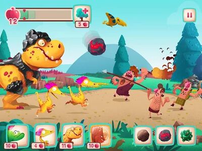 Скачать взломанную Dino Bash [Мод меню] MOD apk на Андроид