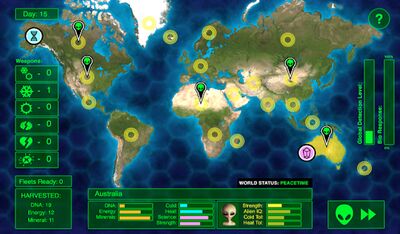 Скачать взломанную Invaders Inc. - Alien Plague [Бесплатные покупки] MOD apk на Андроид