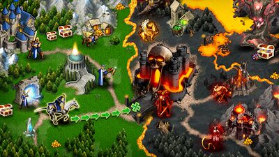 Скачать взломанную Heroes Magic World: Inferno [Бесплатные покупки] MOD apk на Андроид