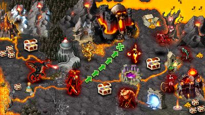 Скачать взломанную Heroes Magic World: Inferno [Бесплатные покупки] MOD apk на Андроид