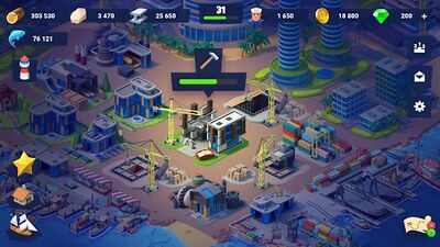 Скачать взломанную Sea Port: Manage Ship Tycoon [Много денег] MOD apk на Андроид